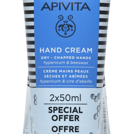 APIVITA DUO Hand cream with St. John's wort 50ml 1+1