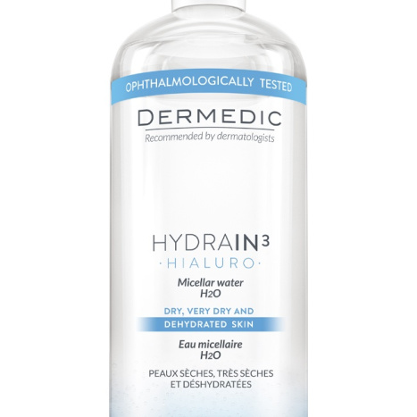 DERMEDIC HYDRAIN3 HIALURO мицеларна вода 500ml DM-111-01