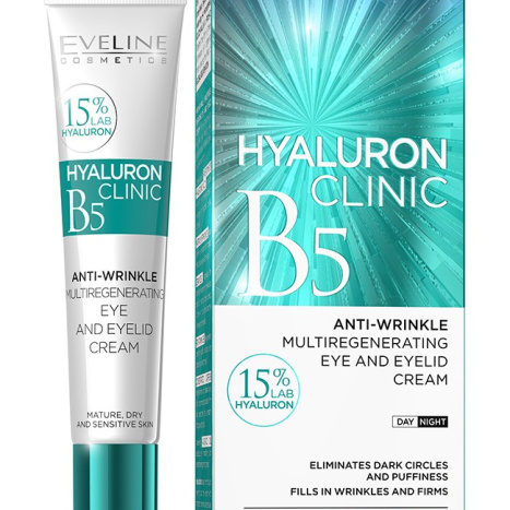 EVELINE HYALURON CLINIC Eye cream b/w wrinkles 20ml