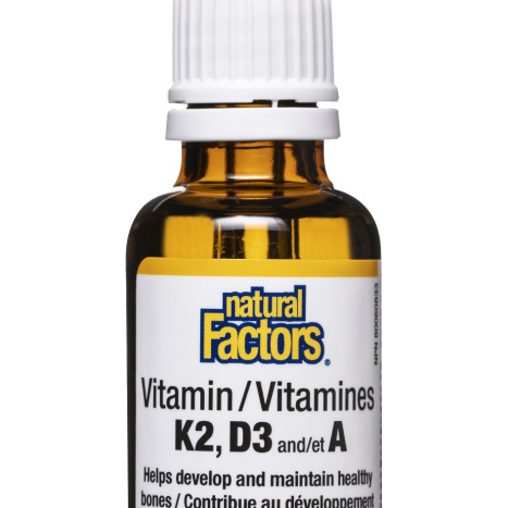 NATURAL FACTORS Vitamin K2+A+D3 sol 30ml