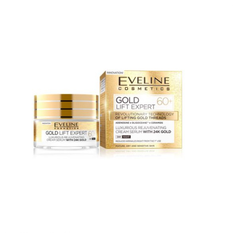 EVELINE GOLD LIFT EXPERT 60+ Дневен/нощен крем 50ml