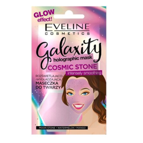 EVELINE GALAXITY HOLOGRAPHIC Gel face mask - intensely smoothing 10ml