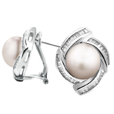 TOSCOW SS CULTURED PEARLS-2 earrings