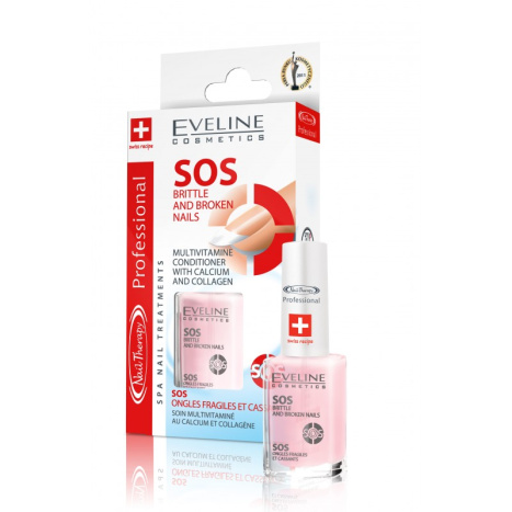EVELINE Nails Balm with calcium and collagen for nails SOS 12ml