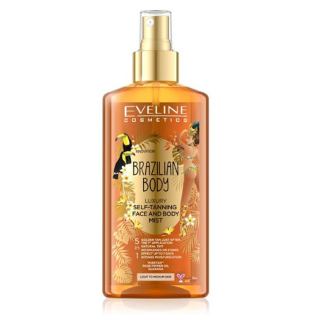 EVELINE BRAZILIAN BODY Luxurious self-tanning mist for face and body 150ml