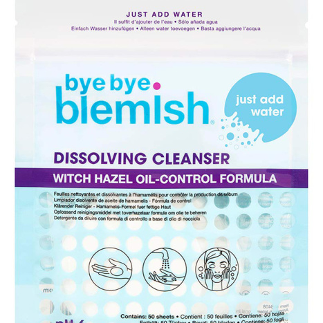 BYE BYE BLEMISH Dissolvable Cleansing Discs x 50