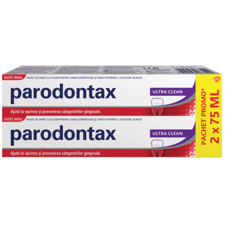 PARODONTAX DUO ULTRA CLEAN toothpaste 75ml 1+1