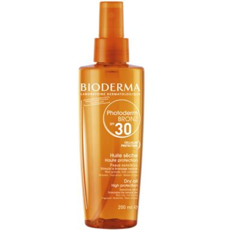 BIODERMA PHOTODERM BRONZ SPF30 Sunscreen Dry Oil for Tan Extension 200ml