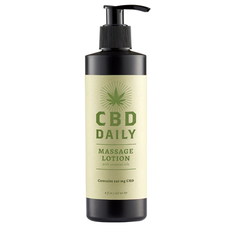 CBD DAILY Relieving massage lotion for injuries and cramps 237ml