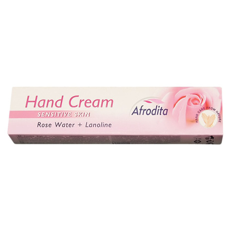 AFRODITA soothing hand cream with rose water and lanolin 45ml