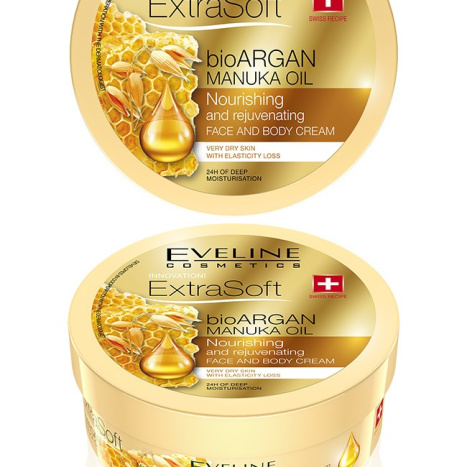 EVELINE EXTRA SOFT Face and body cream with Bio Argan 175ml