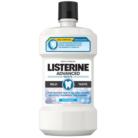 LISTERINE ADVANCE WHITE mild taste mouthwash 250ml