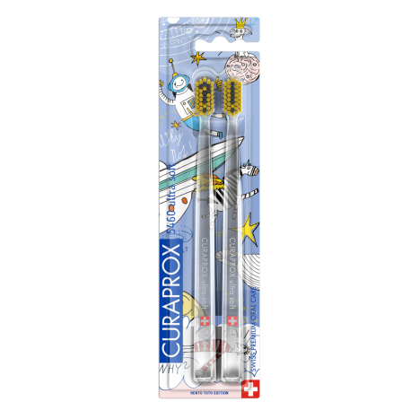 CURAPROX toothbrush CS 5460 Duo Special Edition Love x 2