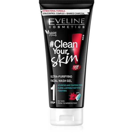 EVELINE Clean Your Skin Deep cleansing washing gel 200ml