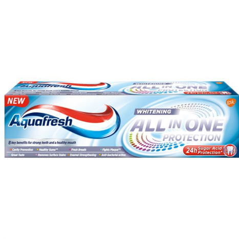 AQUAFRESH ALL IN ONE WHITENING toothpaste 75ml