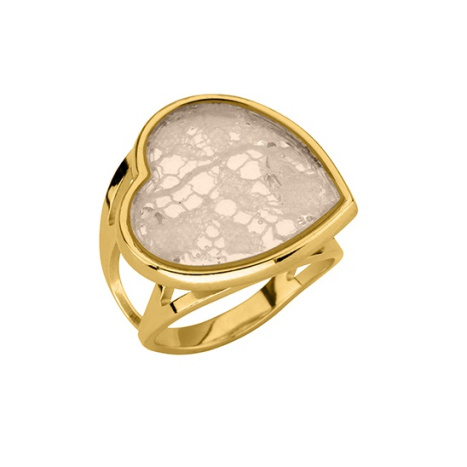 Nina Ricci Exquisite S54 gold-plated women's ring