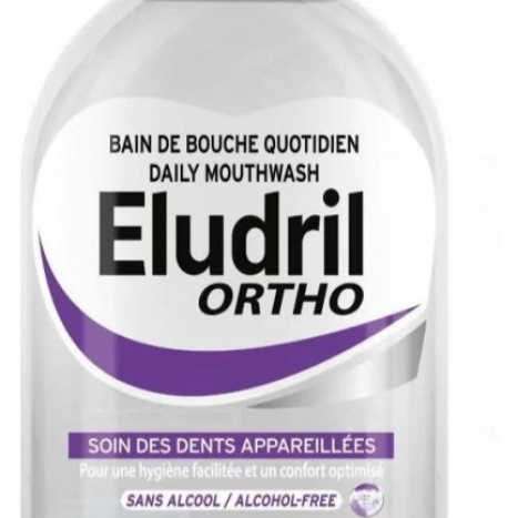 ELUDRIL ORTHO Ежедневна вода за уста за пациенти с ортодонтски апарати 500ml