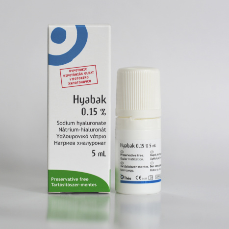 HYABAK for moisturizing eyes and contact lenses 5ml