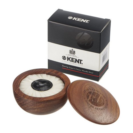 KENT Luxury shaving soap in wooden packaging