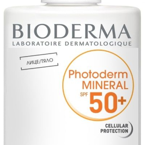 BIODERMA PHOTODERM MINERAL SPF50+ Слънцезащитен спрей за чувствителна и алергична кожа 100g