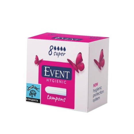 EVENT SUPER tampons x 8