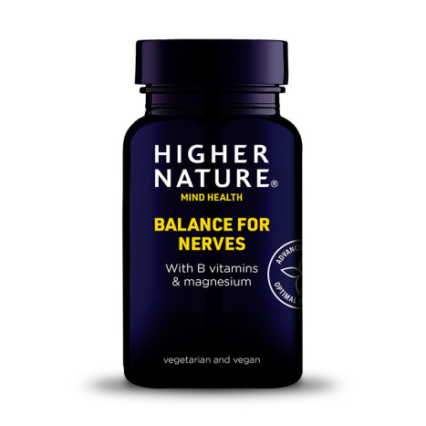 HIGHER NATURE BALANCE FOR NERVES for people with a busy daily life under stress x 90 caps