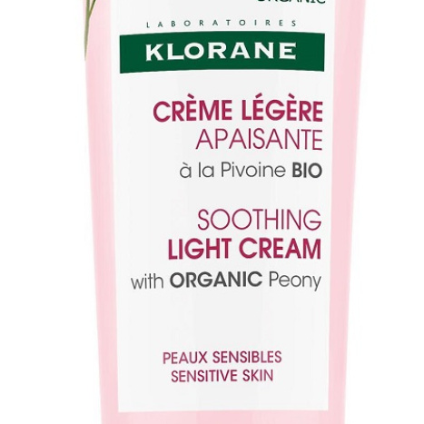 KLORANE light soothing and moisturizing cream for sensitive skin with organic peony 40ml