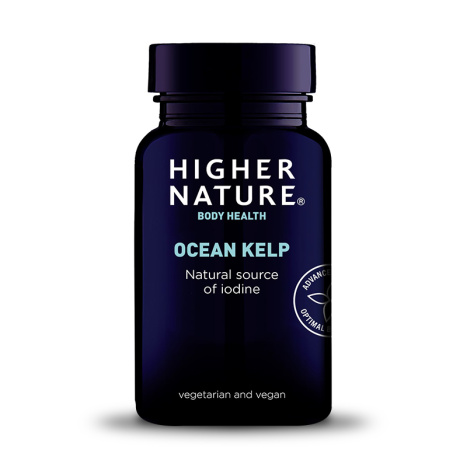 HIGHER NATURE OCEAN KELP Подпомага нормалната функция на щитовидната жлеза x 180 tabl