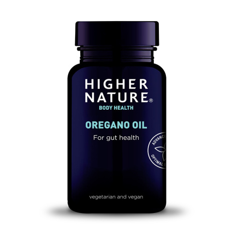 HIGHER NATURE OREGANO OIL 50mg for digestive health x 90 caps