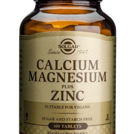 SOLGAR Calcium magnesium zinc 100tabs