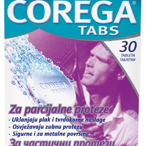 COREGA PARTS таблети за частични протези x 30