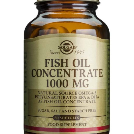 SOLGAR Fish oil concentrate 1000mg 60 softgels