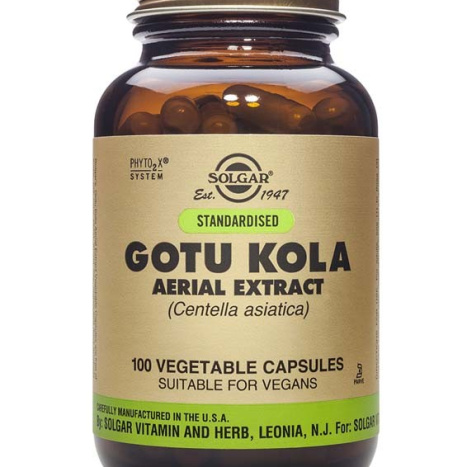SOLGAR Gotu kola aerial extract 100 veg,caps