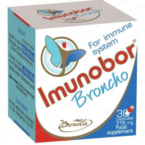 BOROLA IMUNOBOR BRONCHO Имуномодулатор на дихателната система x 30 caps