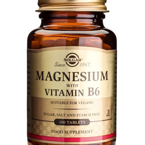 SOLGAR Magnesium with B6 100tabs