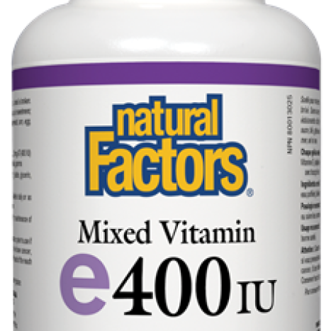NATURAL FACTORS Vitamin E 400mg x 90 caps