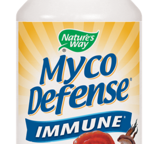 NATURES WAY MYCO DEFENSE 12 медицински гъби срещу умора и понижен имунитет 555mg х 60 caps