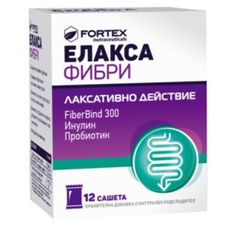 FORTEX ELAXA фибри x 12 sach