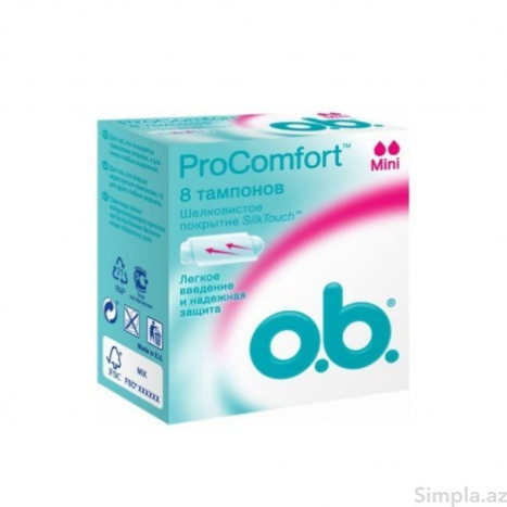 O.B Pro Comfort Mini x 8