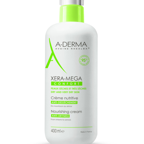 A-Derma Xera-Mega Confort Nourishing cream against dryness 400 ml.