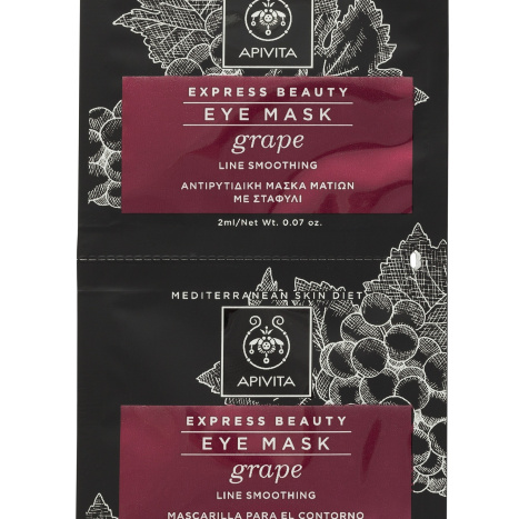 APIVITA Anti-wrinkle mask for the eye area with grapes 2x2ml