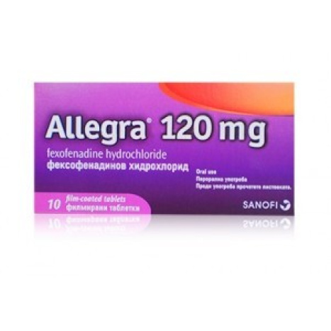 Алегра 120мг таблетки