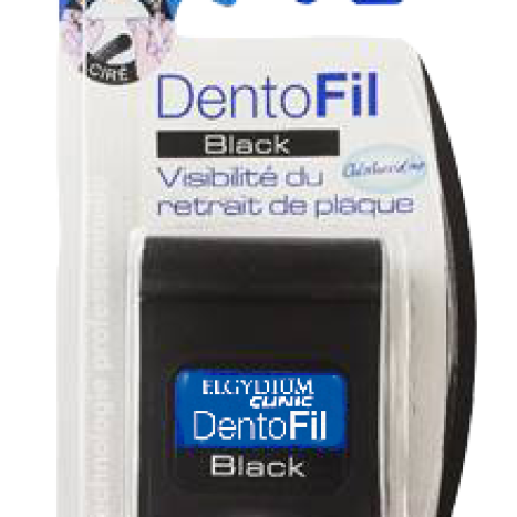 ELGYDIUM DENTOFIL black dental floss with chlorhexidine 50m