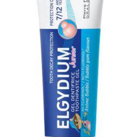 ELGYDIUM JUNIOR BUBBLE children's toothpaste gum 7-12 years 50ml