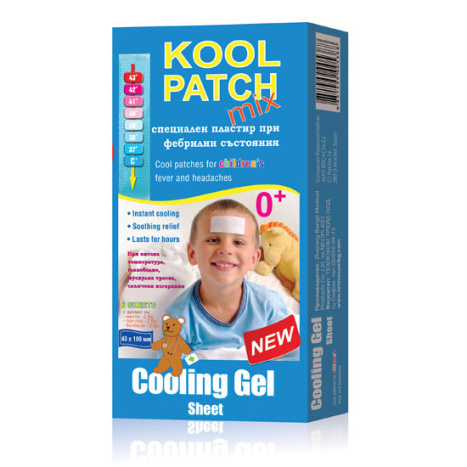 ABO PHARMA KOOL PATCH Gel patch, to reduce body temperature, for children x 3
