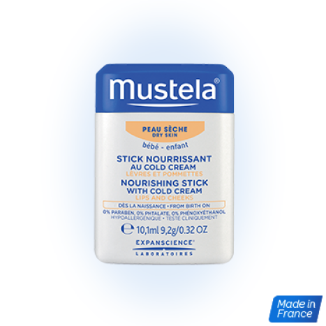 MUSTELA hydra stick with nourishing cold cream 9.2g