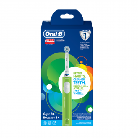 ORAL-B JUNIOR electric brush for children green D16.513.1