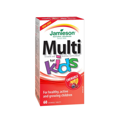 JAMIESON MULTI KIDS дъвчащи мултивитамини x 60 caps