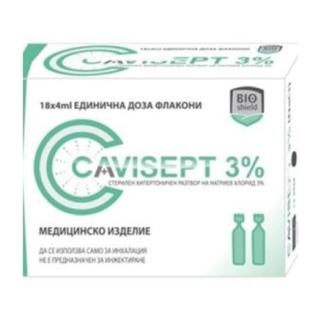 CAVISEPT 3% sol 4ml x 18