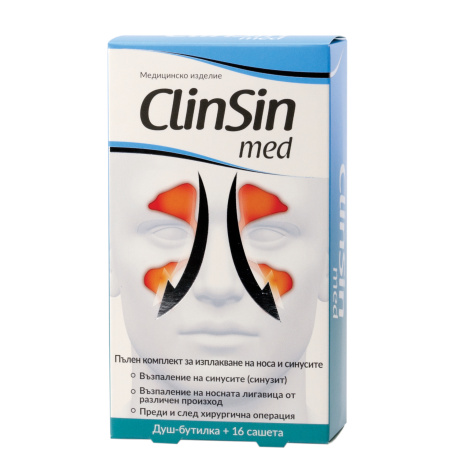 CLINSIN MED ADULTS душ-бутилка + 16 sach
